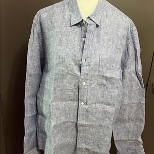 UNTUCKit Light Blue Casual Button Down Shirt